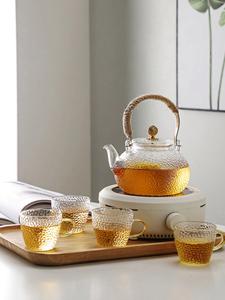 玻璃茶壶套装泡茶家用耐高温电陶炉煮茶器烧水茶水分离过滤提梁壶